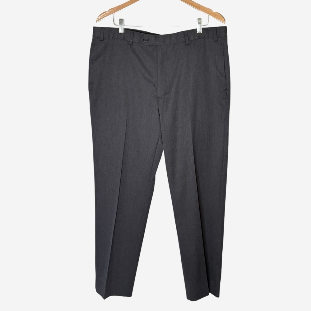 NWT Brooks Brothers 1818 Madison Fit Wool Dress Pants Charcoal 40x30 Style 6209